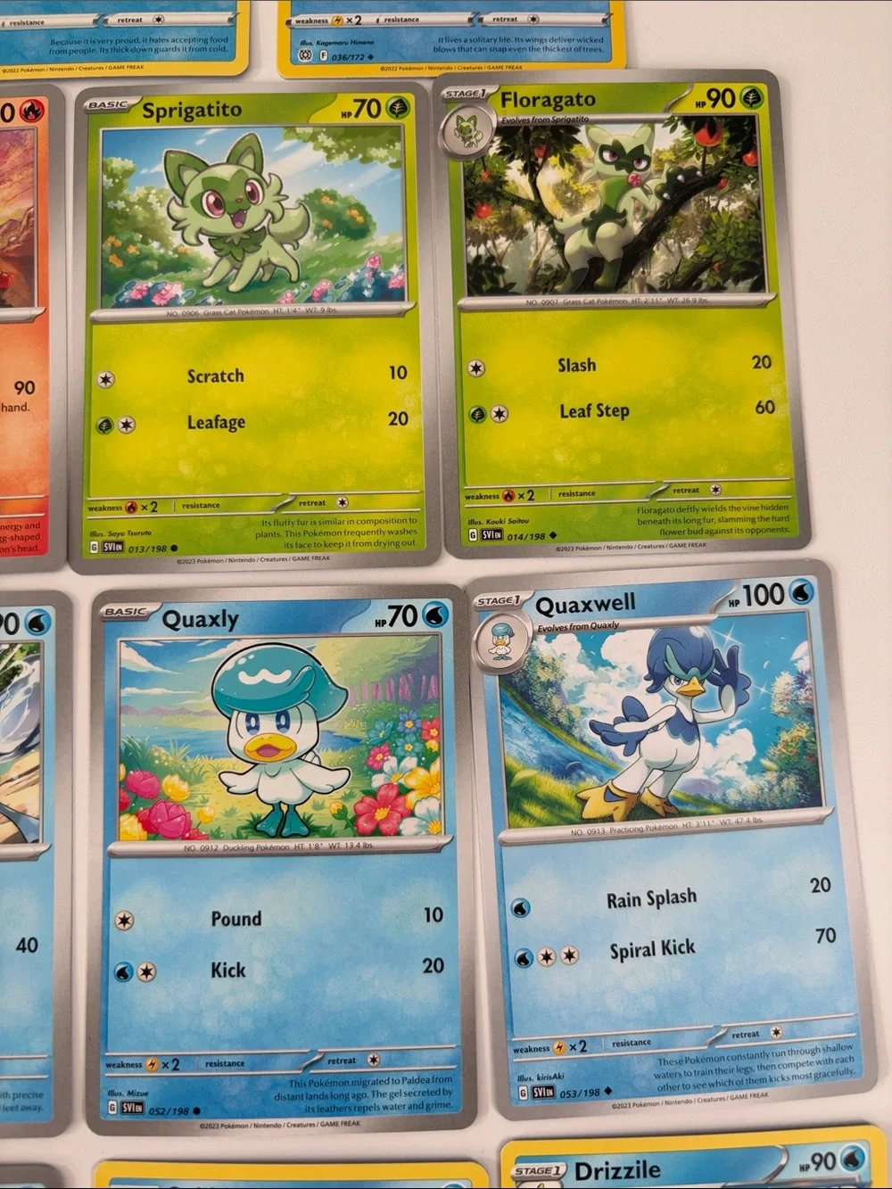 ⭐ Pokémon Starter Evolution Lot | Piplup Fuecoco Sprigatito Froakie Quaxly Sobbl
